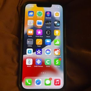 iPhone 13, includes original box and charger never used and apple iPhone case